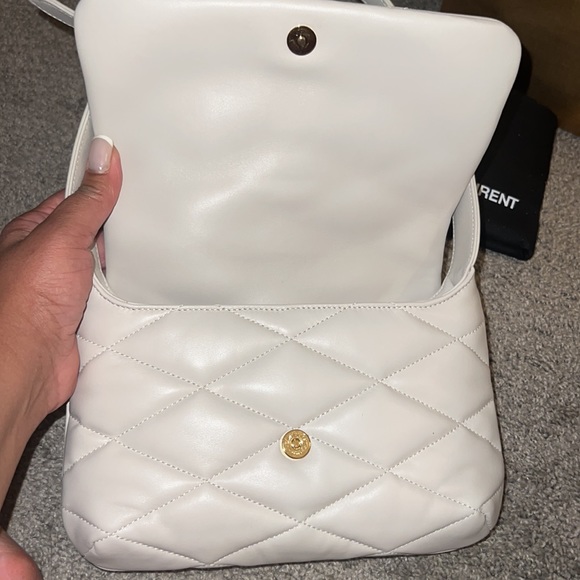 YSL Le 57 Hobo Bag in Quilted Lambskin Leather - Picture 11 of 17